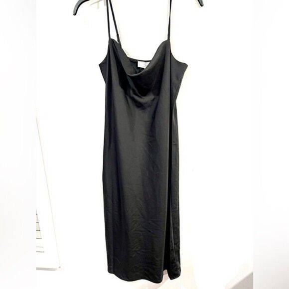 PINK ROSE Hippie Rose Juniors' Cowl-Neck Cami Dress black size small - Picture 6 of 10